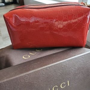 Authentic Gucci cosmetic pouch